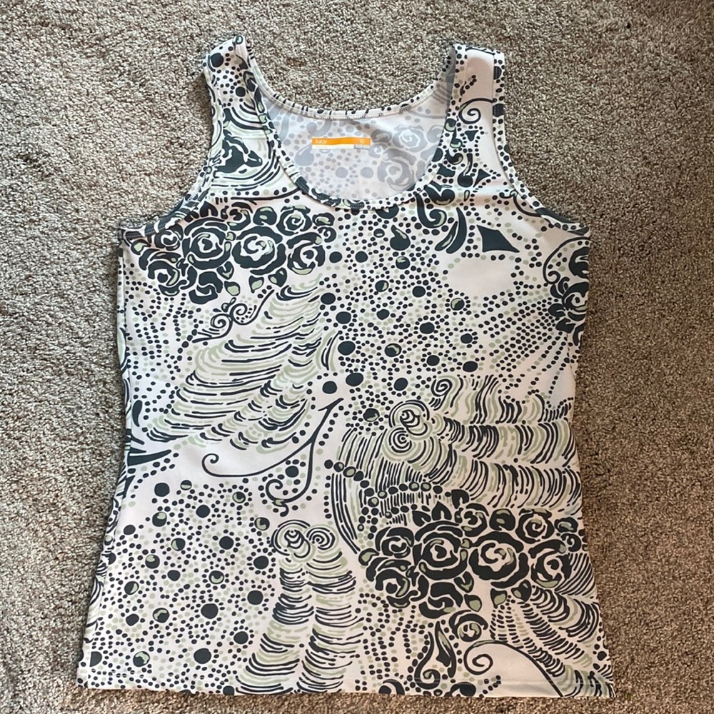 EUC Lucy Tech Athletic Workout Tank Top, Size Large